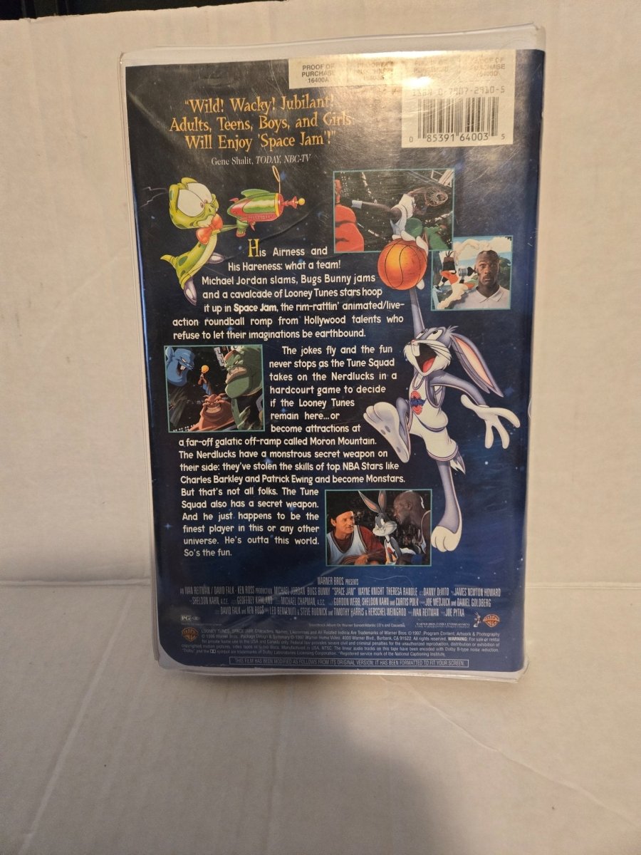 Space Jam VHS Tape - VHS - ThrowbackBuys - Amanda's Awesome Finds