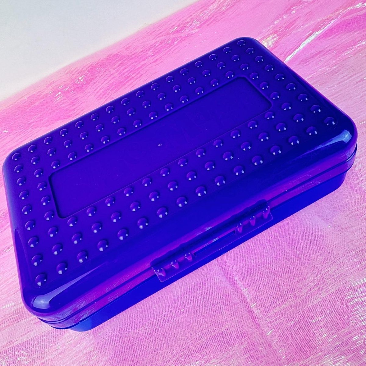 Spacemaker Pencil Box - 90s Plastic Organizer - Paper Goods - ThrowbackBuys - Starbunnyvintage