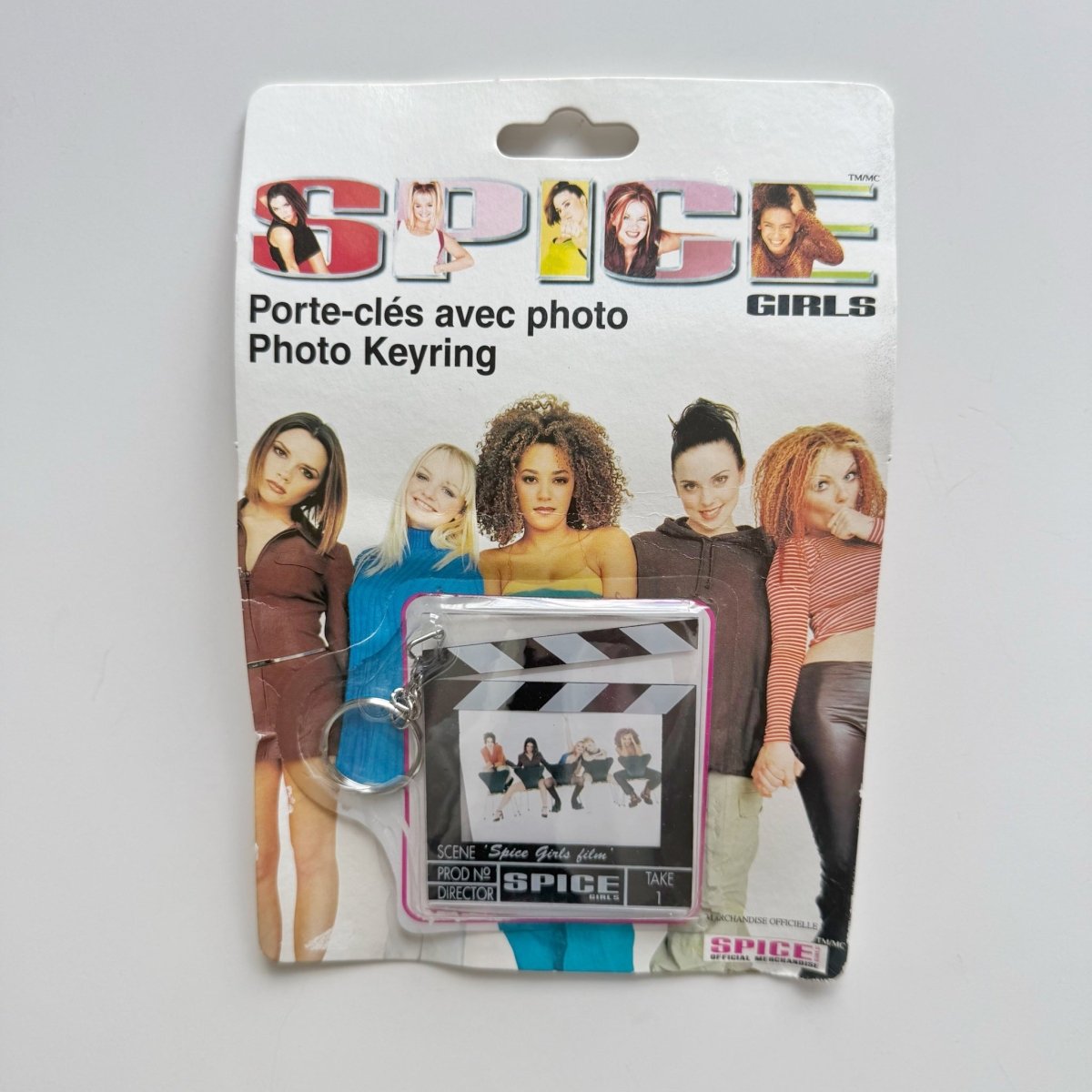 Spice Girls Photo Key Ring Keychain 1997 Baby Posh Ginger Scary Sporty - Accessories - ThrowbackBuys - Nostalgicepisodes