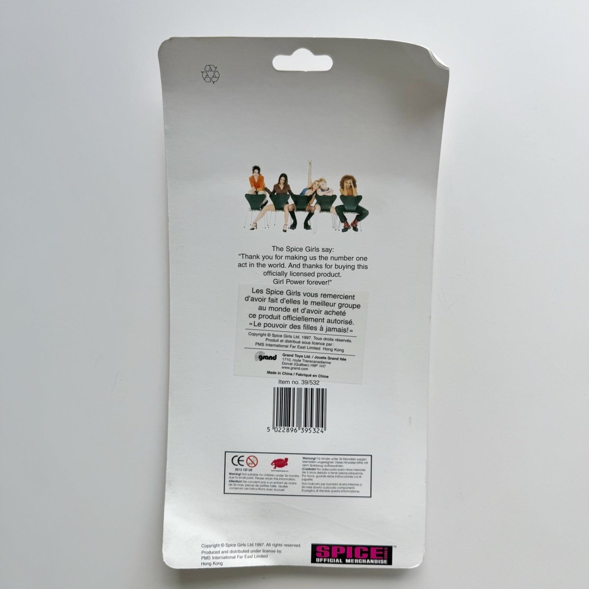 Spice Girls Vinyl Puffy Stickers 1997 Posh Scary Ginger Baby Sporty - ThrowbackBuys - Nostalgicepisodes