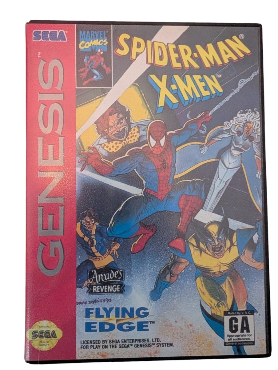 Spiderman/X-men: Arcade's Revenge - Sega Genesis - (1994) - Complete in Box - Video Games - ThrowbackBuys -Slaqr Retro Gaming & Collectibles