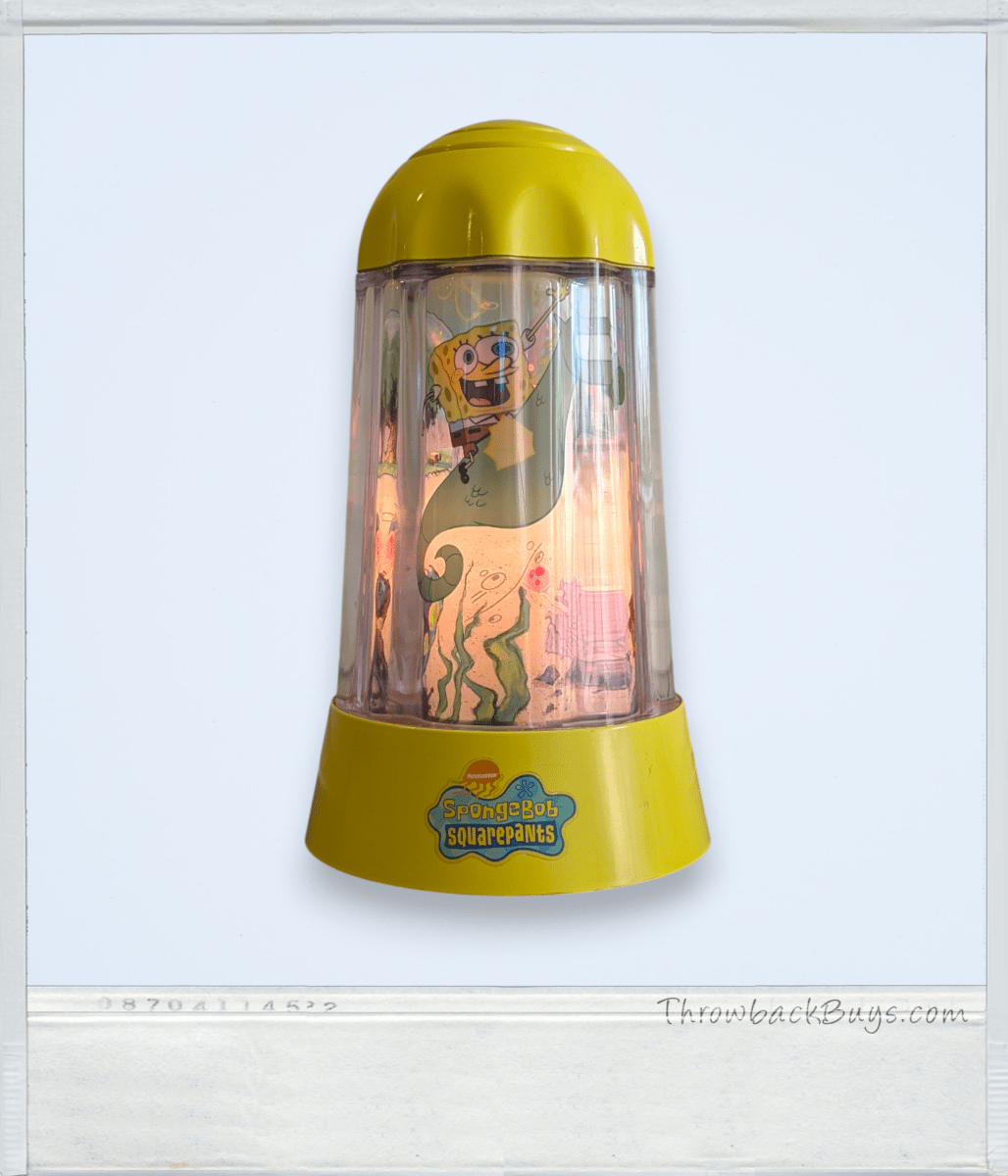 SpongeBob SquarePants 14" Motion Spinning Light - Up Lamp (2002) - Tested/Works - Lighting - ThrowbackBuys - Slaqr Retro Gaming & Collectibles