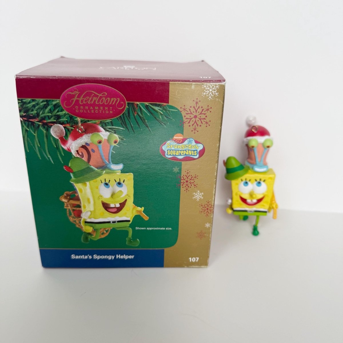 Spongebob Squarepants Christmas Ornament 2004 Santa's Spongy Helper - Ornaments - ThrowbackBuys - NostalgicEpisodes
