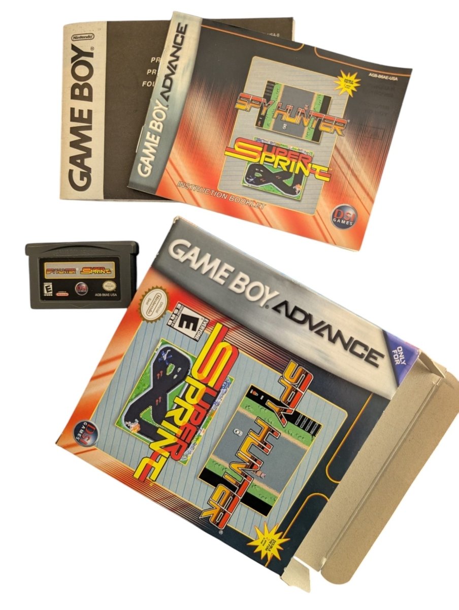 Spy Hunter/Super Sprint - Complete in Box (CIB) - Gameboy Advance - 2005 - Video Games - ThrowbackBuys -Slaqr Retro Gaming & Collectibles