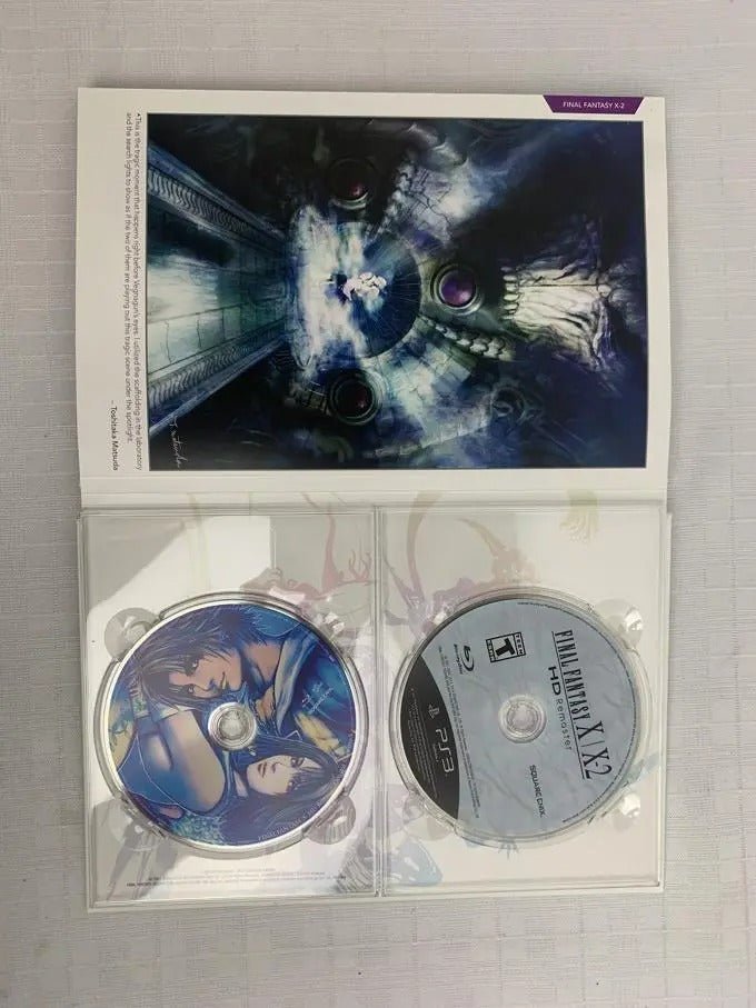 Square Enix Sony PlayStation 3 Final Fantasy X/X2 Limited Edition Game & Book - Video Games - ThrowbackBuys - ResellerDoor