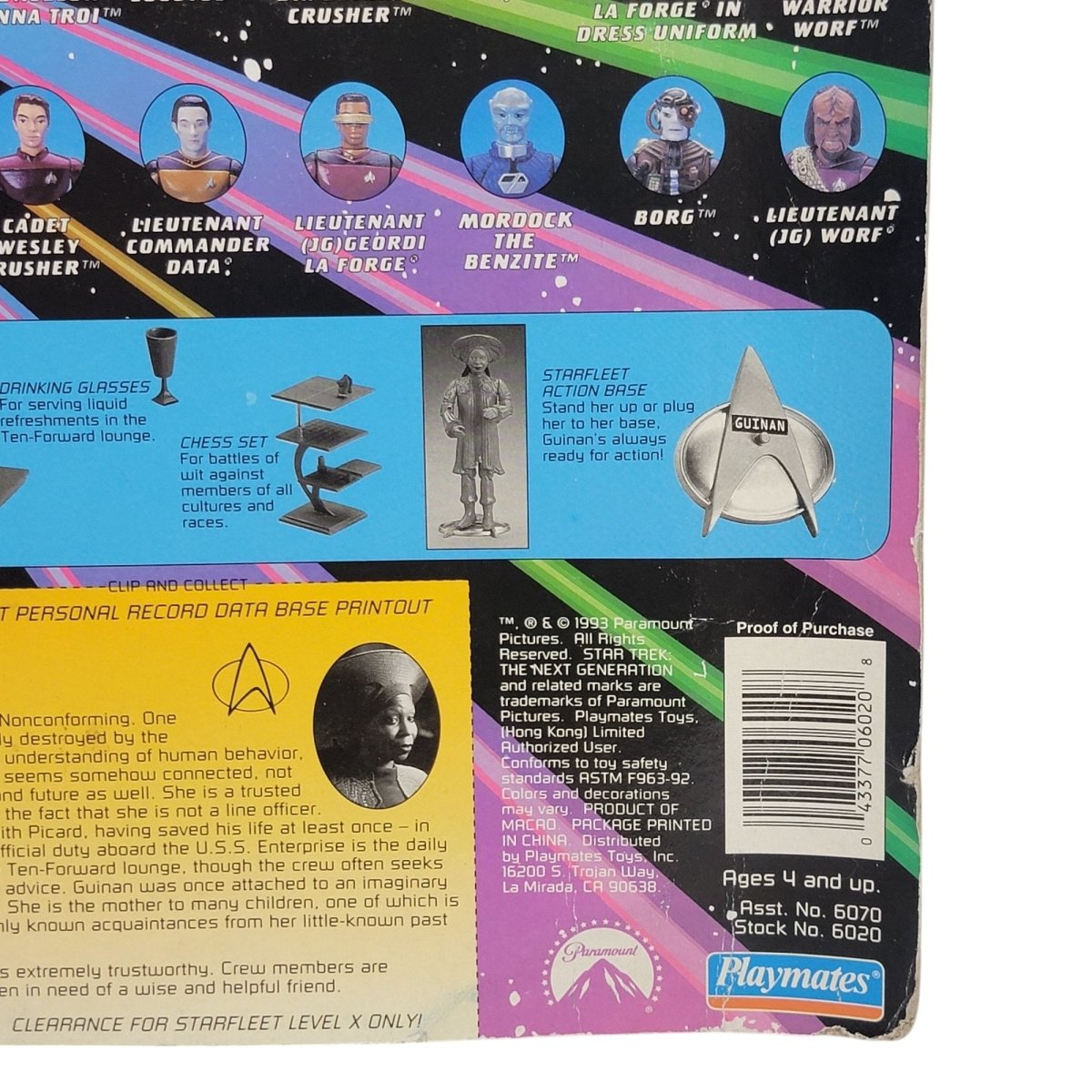 Star Trek The Next Generation Guinan Figure Playmates 1993 - Action Figures & Collectibles - ThrowbackBuys - A N E 1 Stop Shop