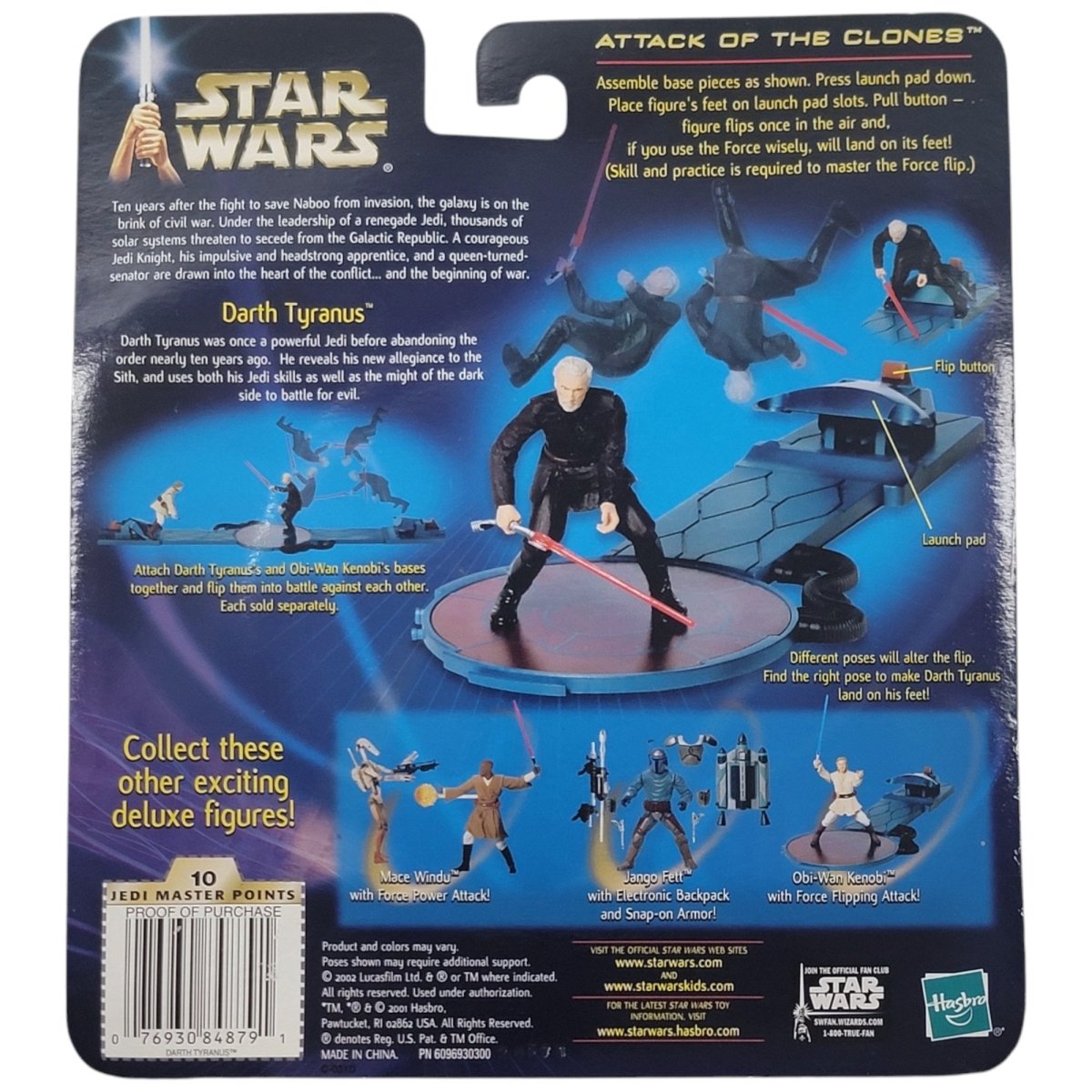 Star Wars Attack of the Clones Darth Tyranus Figure - Hasbro 2001 - Action Figures & Collectibles - ThrowbackBuys - A N E 1 Stop Shop