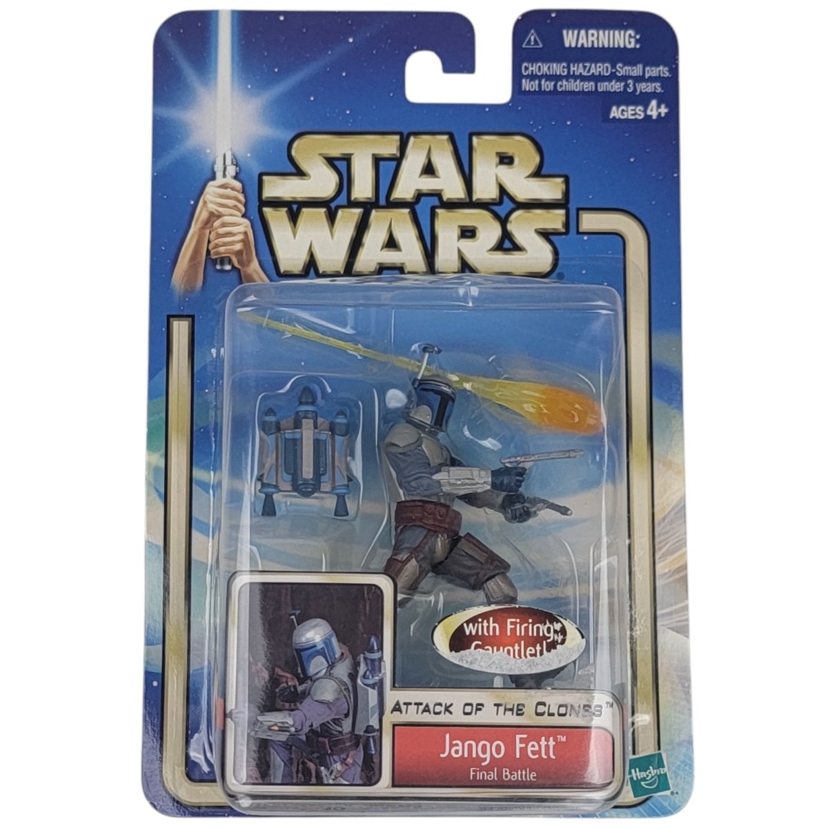 Star Wars Attack of the Clones Jango Fett Final Battle Figure Hasbro 2002 - Action Figures & Collectibles - ThrowbackBuys - A N E 1 Stop Shop