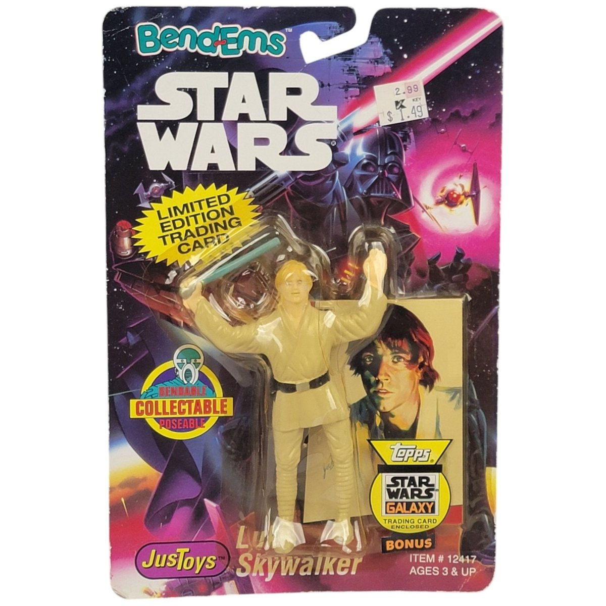Star Wars Bend - Ems Chewbacca, Luke Skywalker & Tusken Raider - Lucasfilm 1993 - Action Figures & Collectibles - ThrowbackBuys - A N E 1 Stop Shop