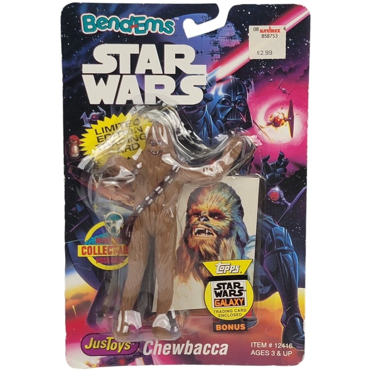 Star Wars Bend - Ems Chewbacca, Luke Skywalker & Tusken Raider - Lucasfilm 1993 - Action Figures & Collectibles - ThrowbackBuys - A N E 1 Stop Shop