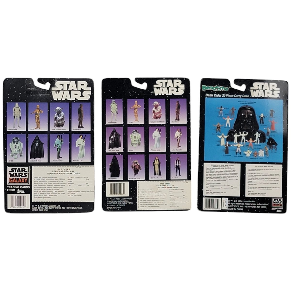 Star Wars Bend - Ems Chewbacca, Luke Skywalker & Tusken Raider - Lucasfilm 1993 - Action Figures & Collectibles - ThrowbackBuys - A N E 1 Stop Shop