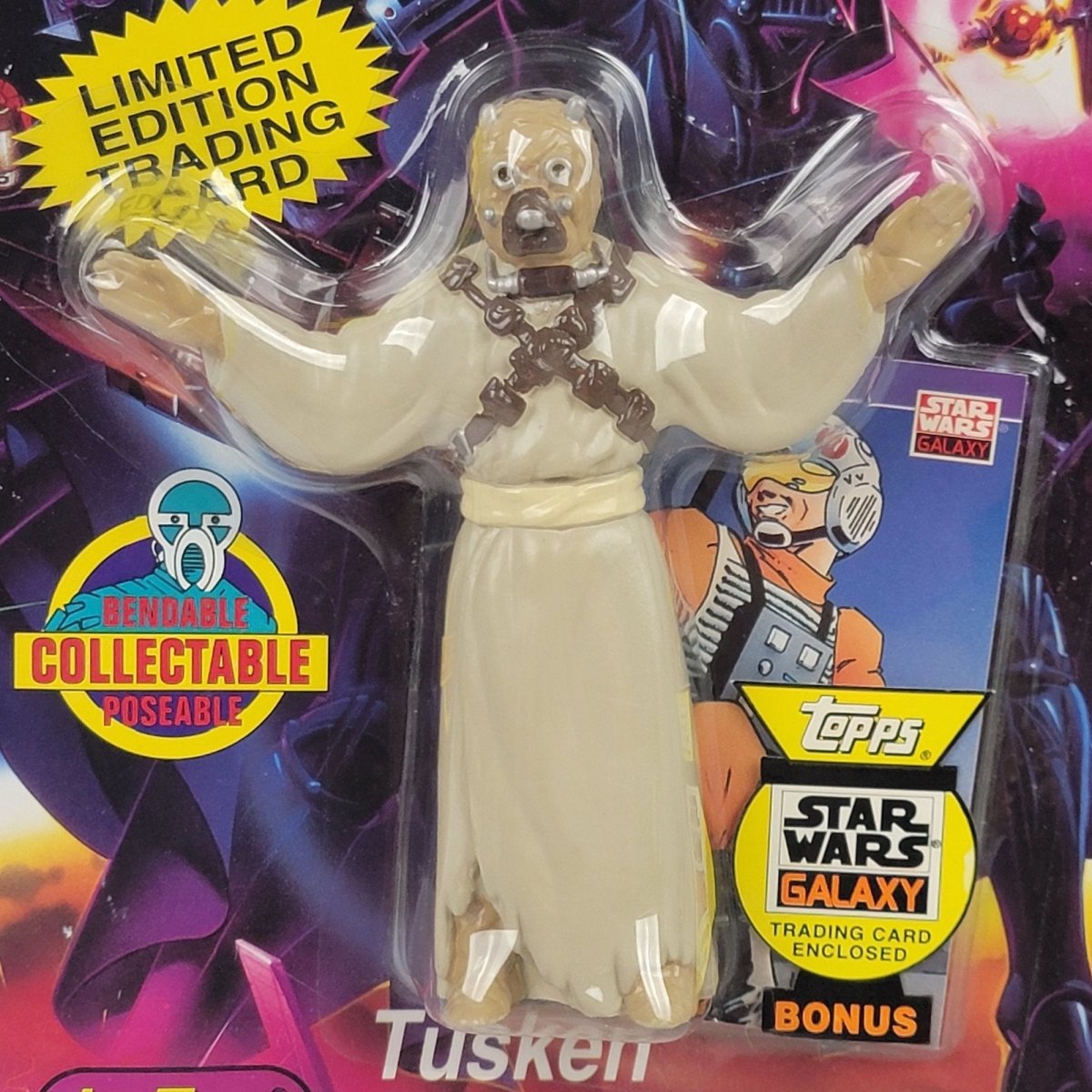 Star Wars Bend - Ems Chewbacca, Luke Skywalker & Tusken Raider - Lucasfilm 1993 - Action Figures & Collectibles - ThrowbackBuys - A N E 1 Stop Shop
