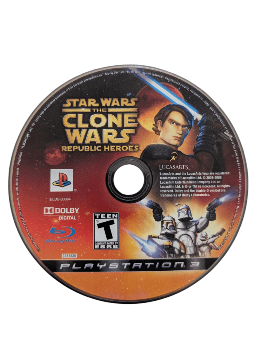 Star Wars: Clone Wars - Republic Heroes for Playstation 3 - Tested/Working (2009) - Video Games - ThrowbackBuys - Slaqr Retro Gaming & Collectibles