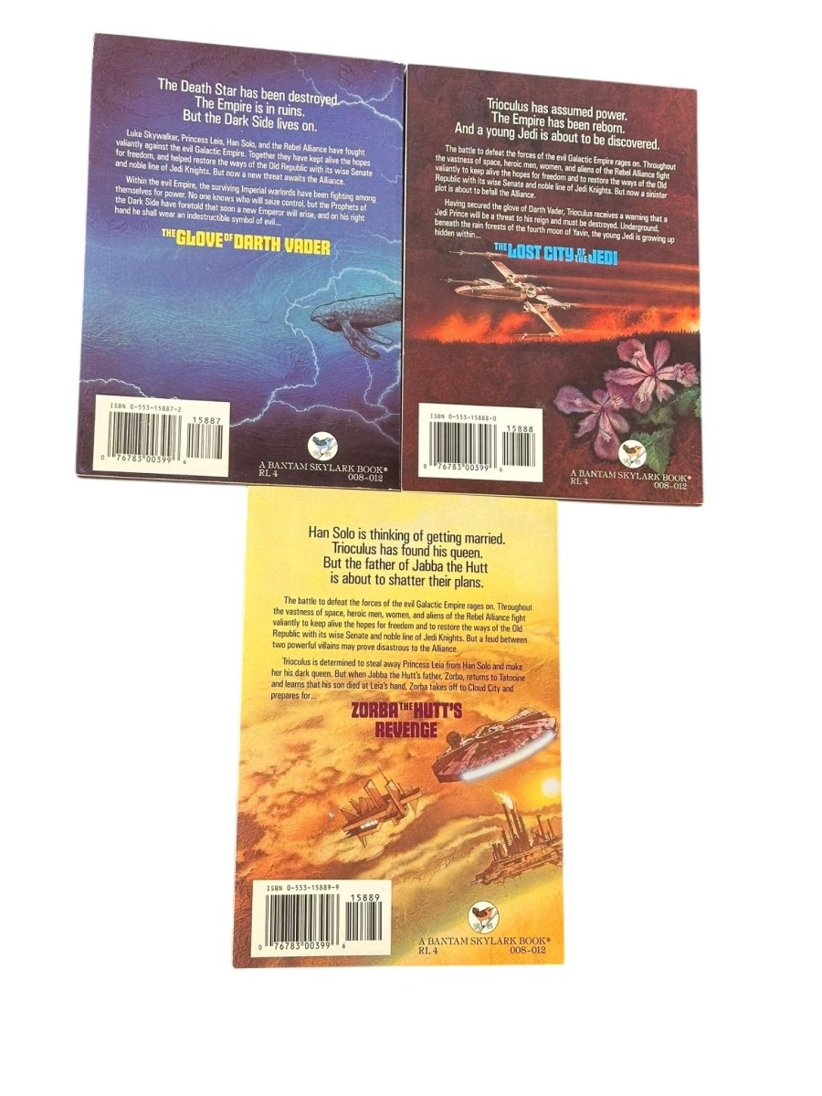 STAR WARS: The Adventure Continues Books - Bantam Skylark Box Set of 3 - Books - ThrowbackBuys - Abunnysvintageco