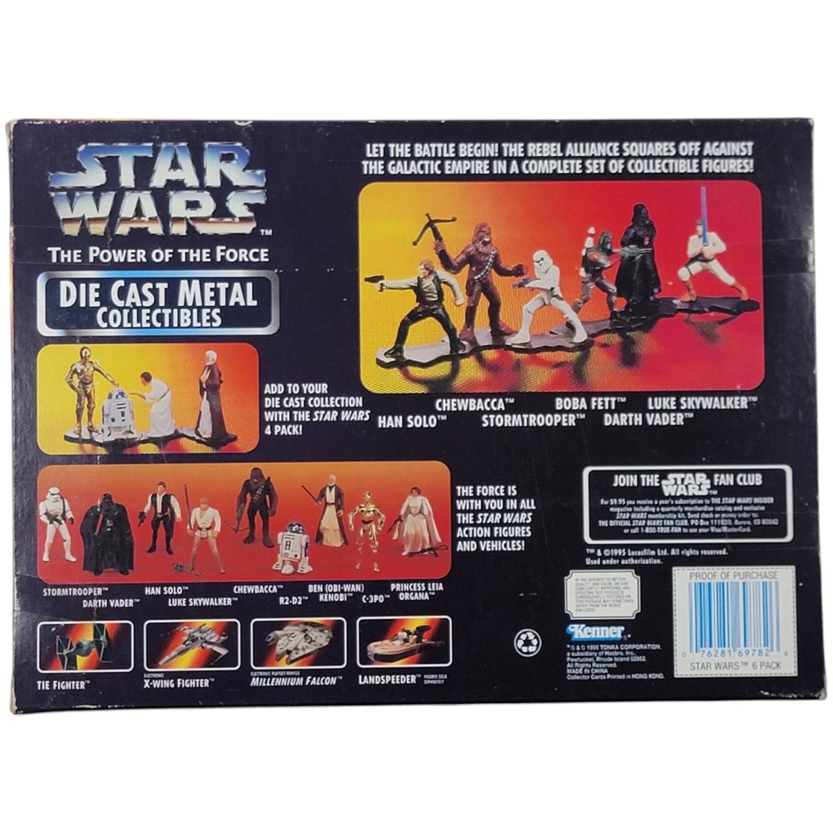 Star Wars The Power of the Force 6 Pack Die Cast Metal Collectibles 1995 - Action Figures & Collectibles - ThrowbackBuys - A N E 1 Stop Shop