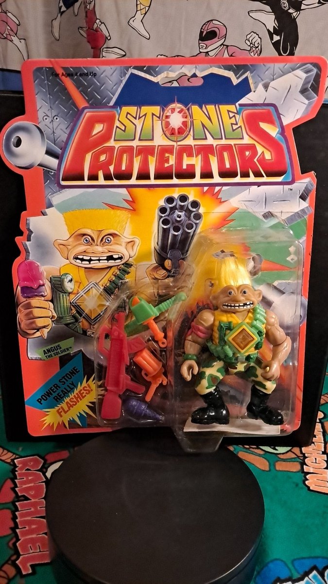 Stone Protectors "Angus The Soldier" 1992 Ace Novelty - Action Figures & Collectibles - ThrowbackBuys - Retrotoyz&gamez87