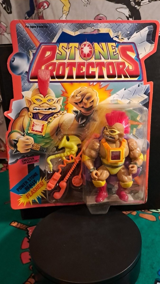 Stone Protectors "Chester The Wrestler" 1992 Ace Novelty - Action Figures & Collectibles - ThrowbackBuys - Retrotoyz&gamez87