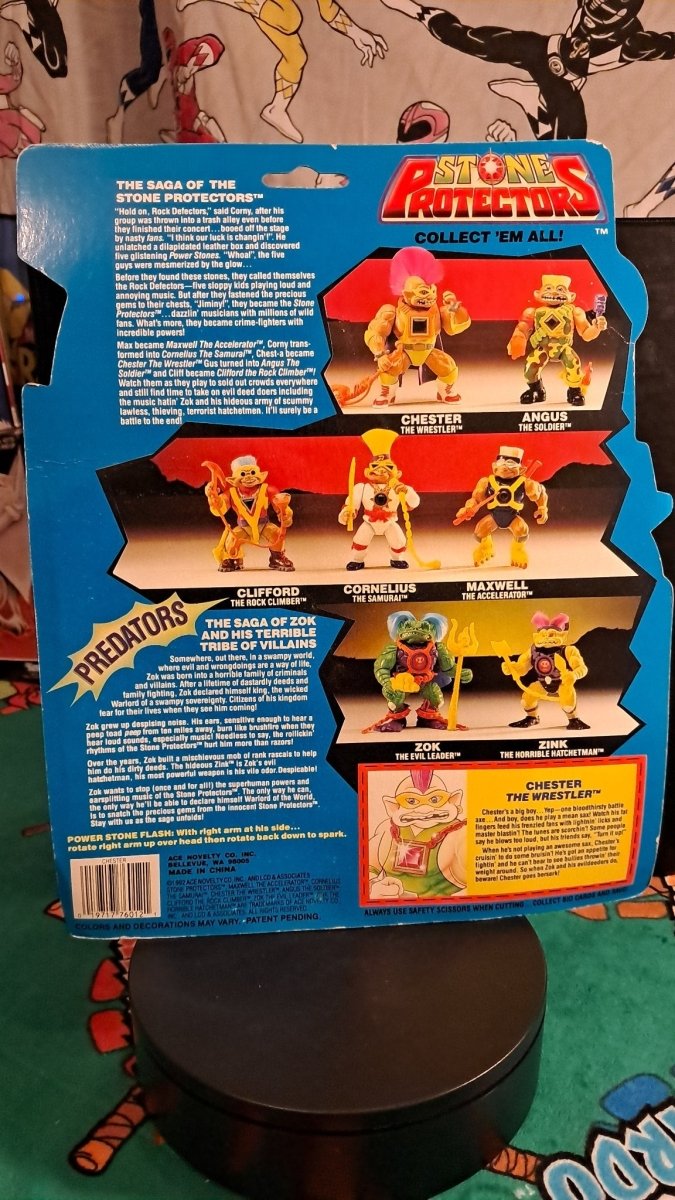Stone Protectors "Chester The Wrestler" 1992 Ace Novelty - Action Figures & Collectibles - ThrowbackBuys - Retrotoyz&gamez87