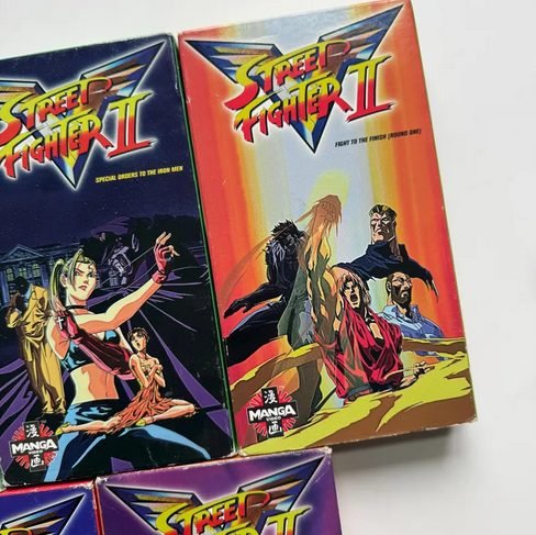 Street Fighter 2 V VHS Manga Lot - VHS - ThrowbackBuys -NostalgicEpisodes