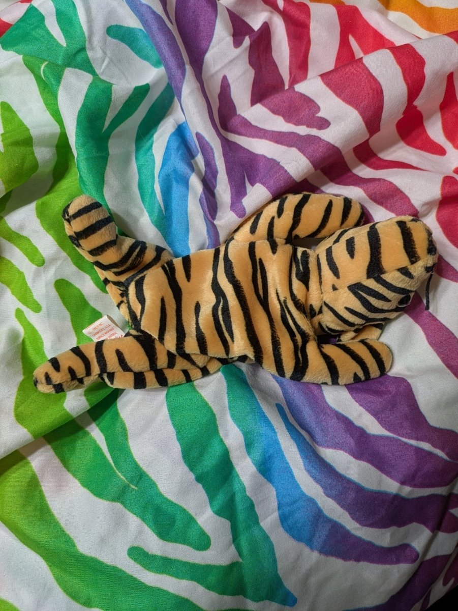 Stripes the Tiger Ty Beanie Baby 1995 Bean Plush - Plushies - ThrowbackBuys - Furby Queen