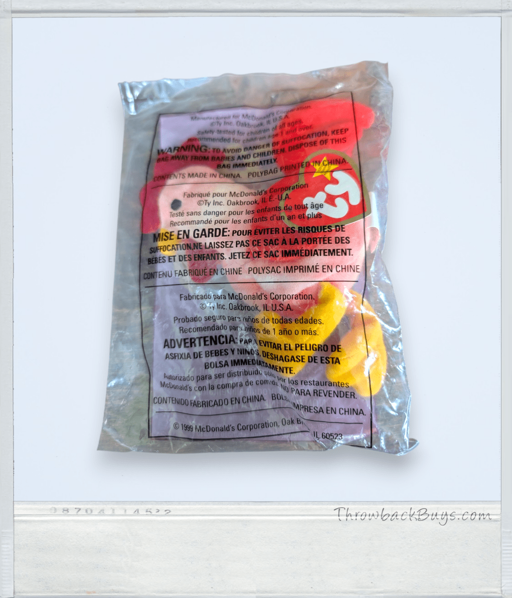 Strut - Ty Teenie Beanie Baby - McDonald's 7 - 1999 - Collectible Toys - ThrowbackBuys - Slaqr Retro Gaming & Collectibles