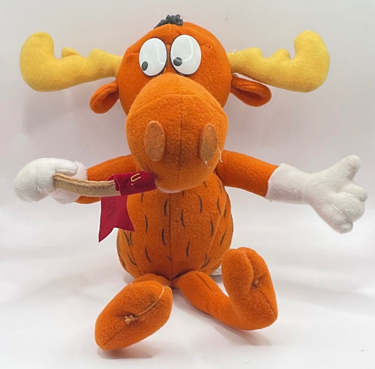 Stuffins Vintage 1999 Adventures Of Rocky & Bullwinkle J Moose 9" Plush - Plushies - ThrowbackBuys -Just_in_collections