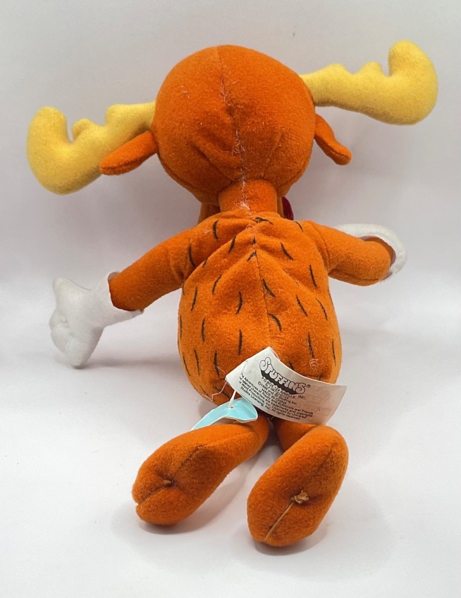 Stuffins Vintage 1999 Adventures Of Rocky & Bullwinkle J Moose 9" Plush - Plushies - ThrowbackBuys -Just_in_collections