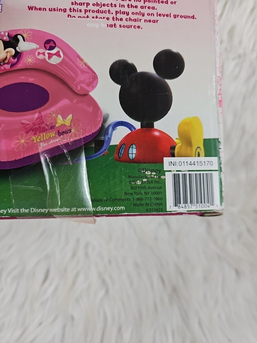 Super Rare Disney Minnie Inflatable Lounge Chair 24" x 25" x 17" - Chairs - ThrowbackBuys - The Thrifty Gypsyy Shop
