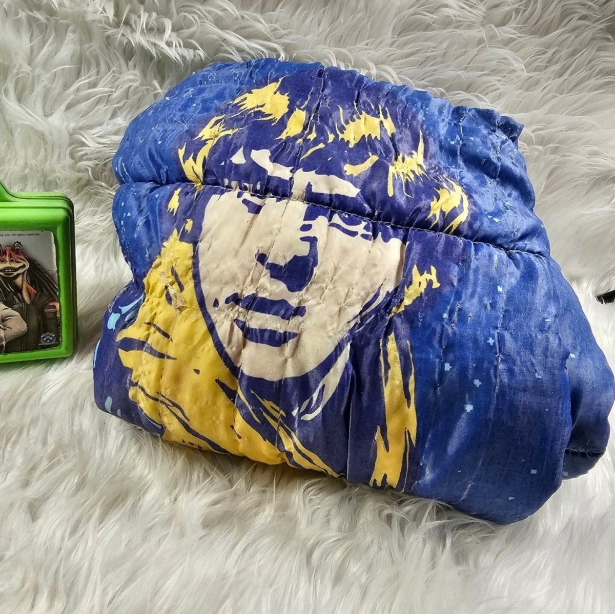 Super Rare Vintage STAR WARS Sleeping Bag LUCASFILM Obi - Wan Luke Skywalker - Sleeping Bags - ThrowbackBuys - The Thrifty Gypsyy Shop