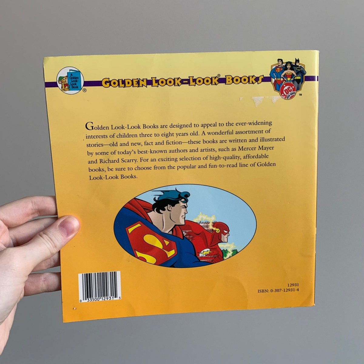 Superman and the Flash Race Around the World Picture Book 1996 Vintage - Memorabilia - ThrowbackBuys - NostalgicEpisodes