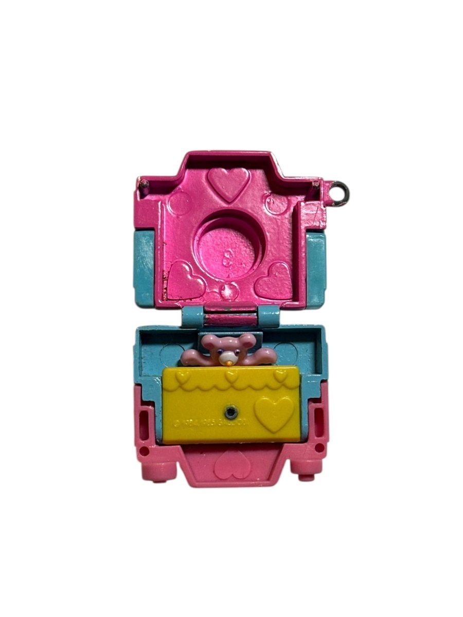 SWEET SECRETS Metal Pink Camera Beddy Bye Bear Keychain Charm 1985 GALOOB - Action Figures & Collectibles - ThrowbackBuys - Abunnysvintageco