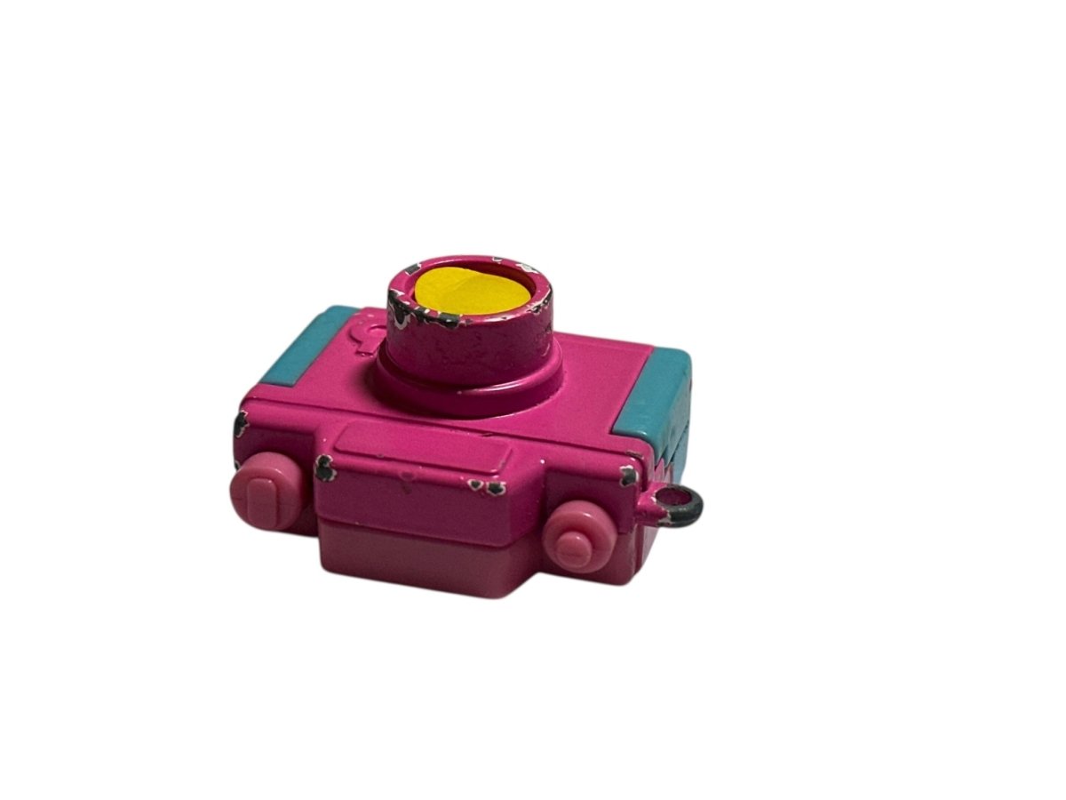 SWEET SECRETS Metal Pink Camera Beddy Bye Bear Keychain Charm 1985 GALOOB - Action Figures & Collectibles - ThrowbackBuys - Abunnysvintageco