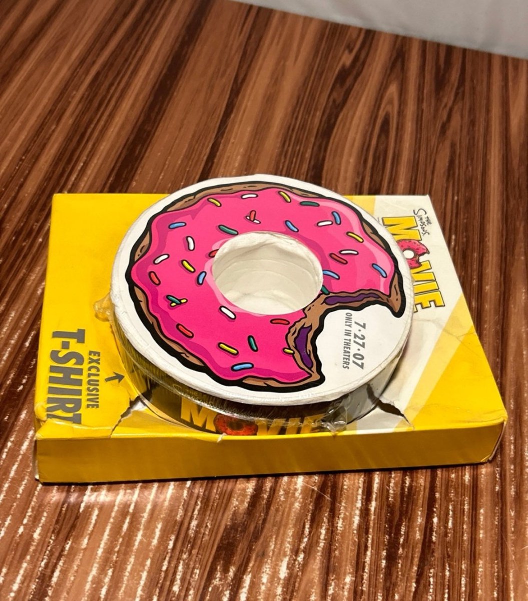 T Shirt Exclusive The Simpsons Movie 2007 Doughnut New Factory Sealed Vintage - Shirts - ThrowbackBuys - Raybar121