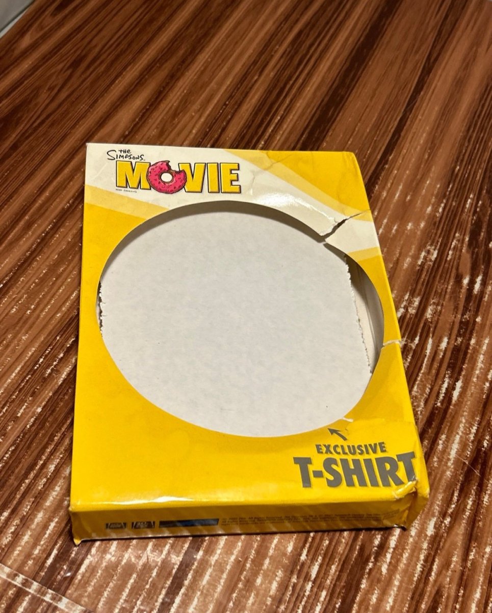 T Shirt Exclusive The Simpsons Movie 2007 Doughnut New Factory Sealed Vintage - Shirts - ThrowbackBuys - Raybar121