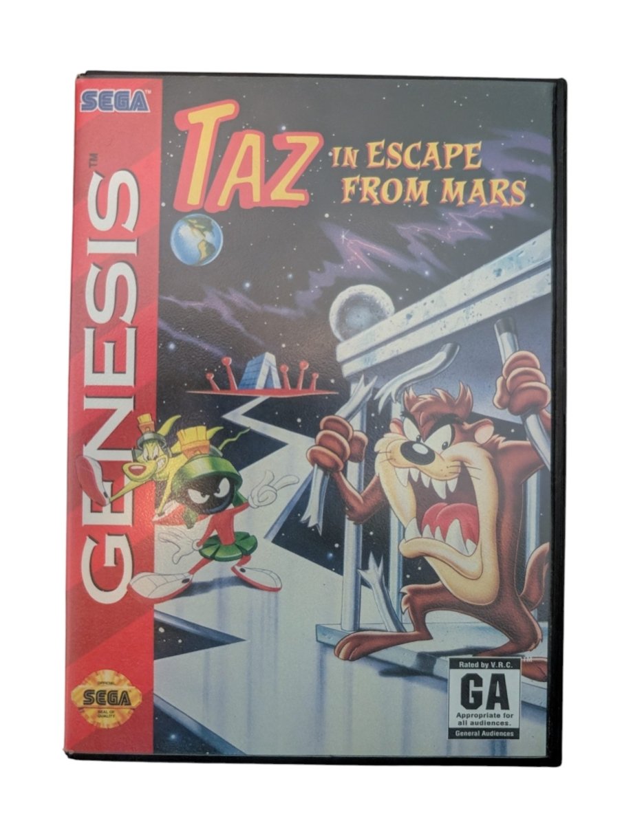 Taz in Escape from Mars - SEGA Genesis - (1994) - Complete in Box - Video Games - ThrowbackBuys -Slaqr Retro Gaming & Collectibles