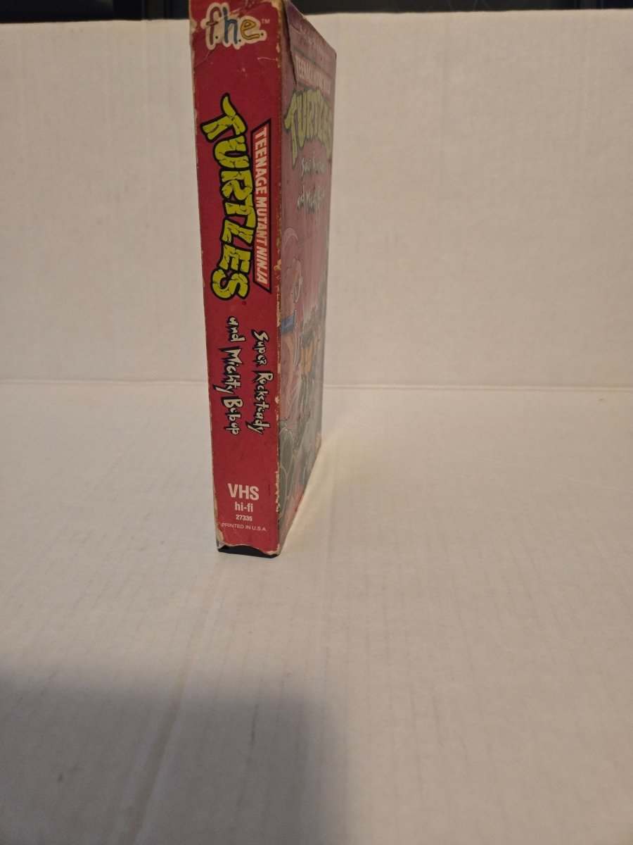 Teenage Mutant Ninja Turtles Super Rocksteady and Mighty Bebop VHS - VHS - ThrowbackBuys - Amanda's Awesome Finds