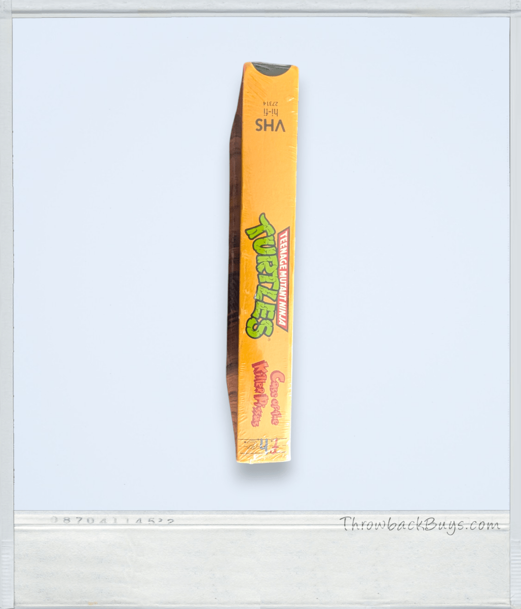 Teenage Mutant Ninja Turtles (TMNT) - Case of the Killer Pizzas VHS, 2001 - Sealed - VHS - ThrowbackBuys - Slaqr Retro Gaming & Collectibles