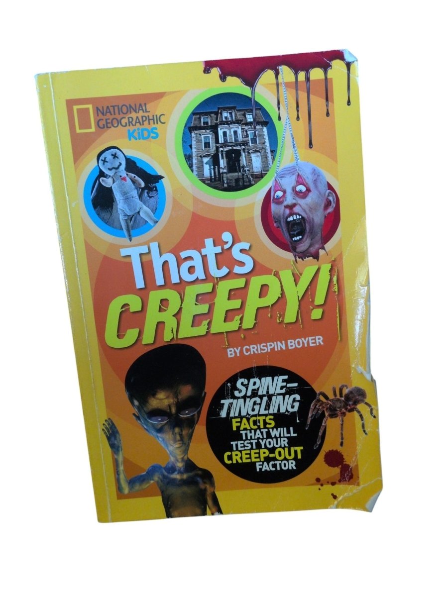 'That's Creepy' National Geographic Kids Book - Books - ThrowbackBuys -Shiznit