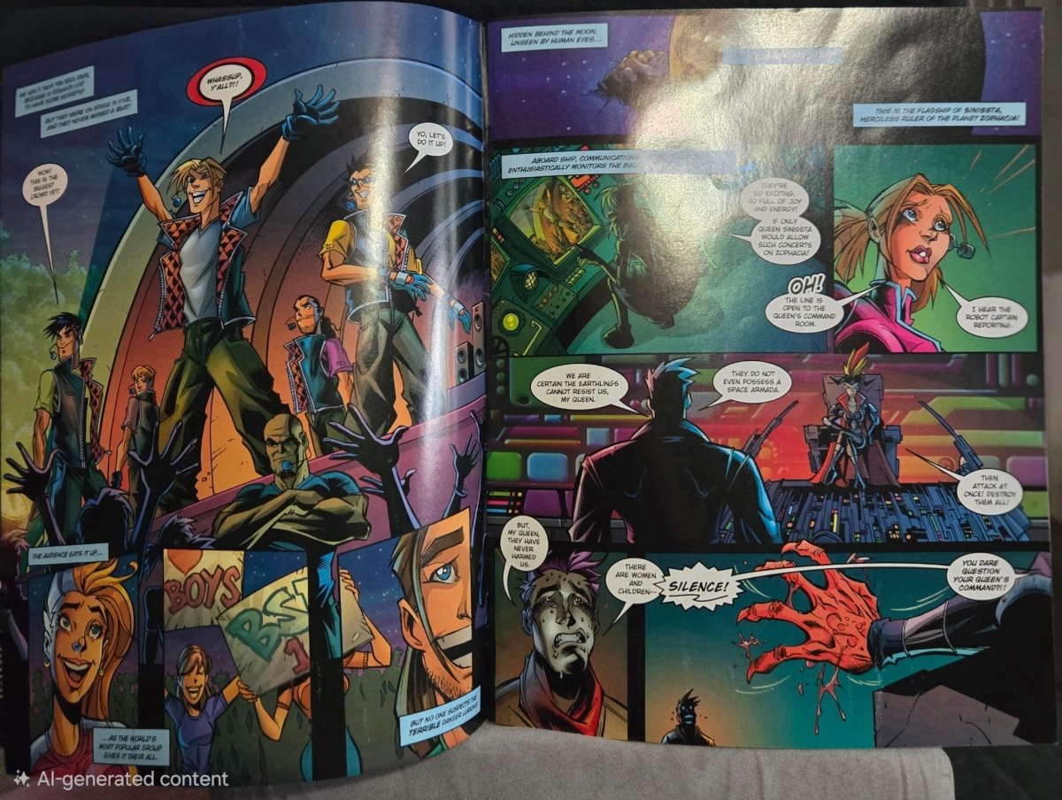 The Backstreet Project Premiere Collectors Edition # 1 Comic Book Stan Lee - Comics - ThrowbackBuys -Amanda's Awesome Finds