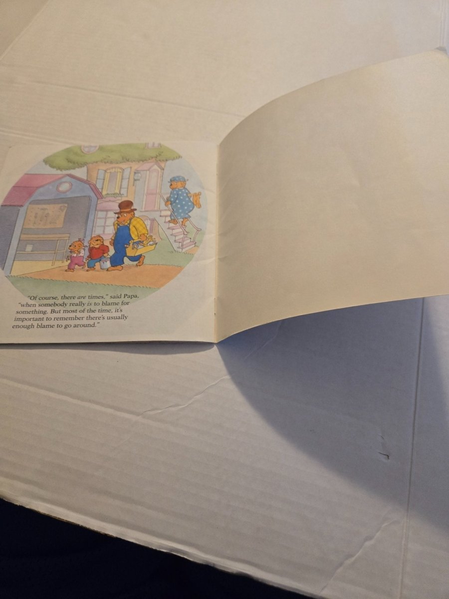 The Berenstein Bears and the Blame Game First Time Books - Books - ThrowbackBuys - Amanda's Awesome Finds
