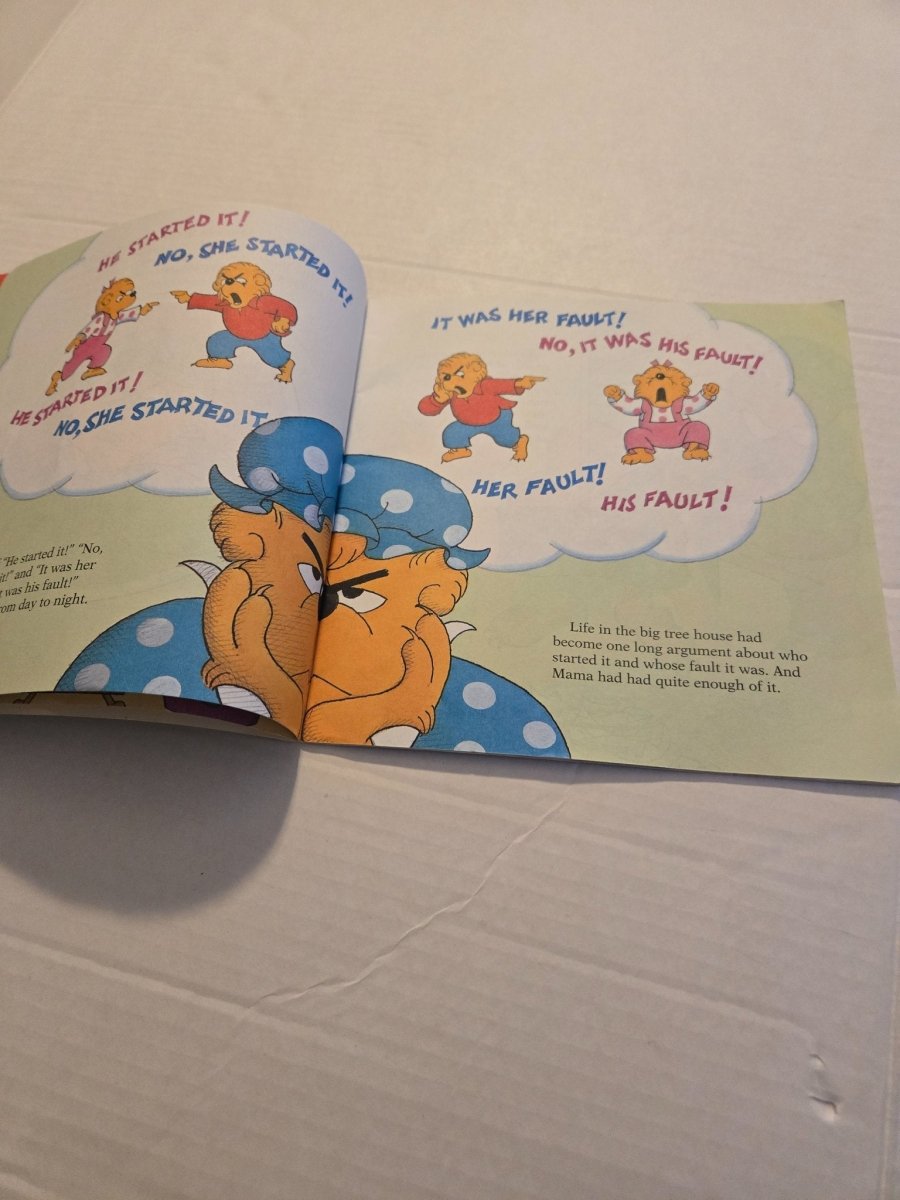 The Berenstein Bears and the Blame Game First Time Books - Books - ThrowbackBuys - Amanda's Awesome Finds