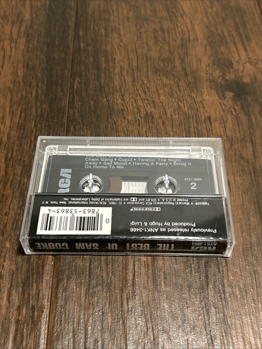 The Best of Sam Cooke by Sam Cooke Cassette, 1990, RCA Corporation - Cassette Tapes - ThrowbackBuys - Raybar121