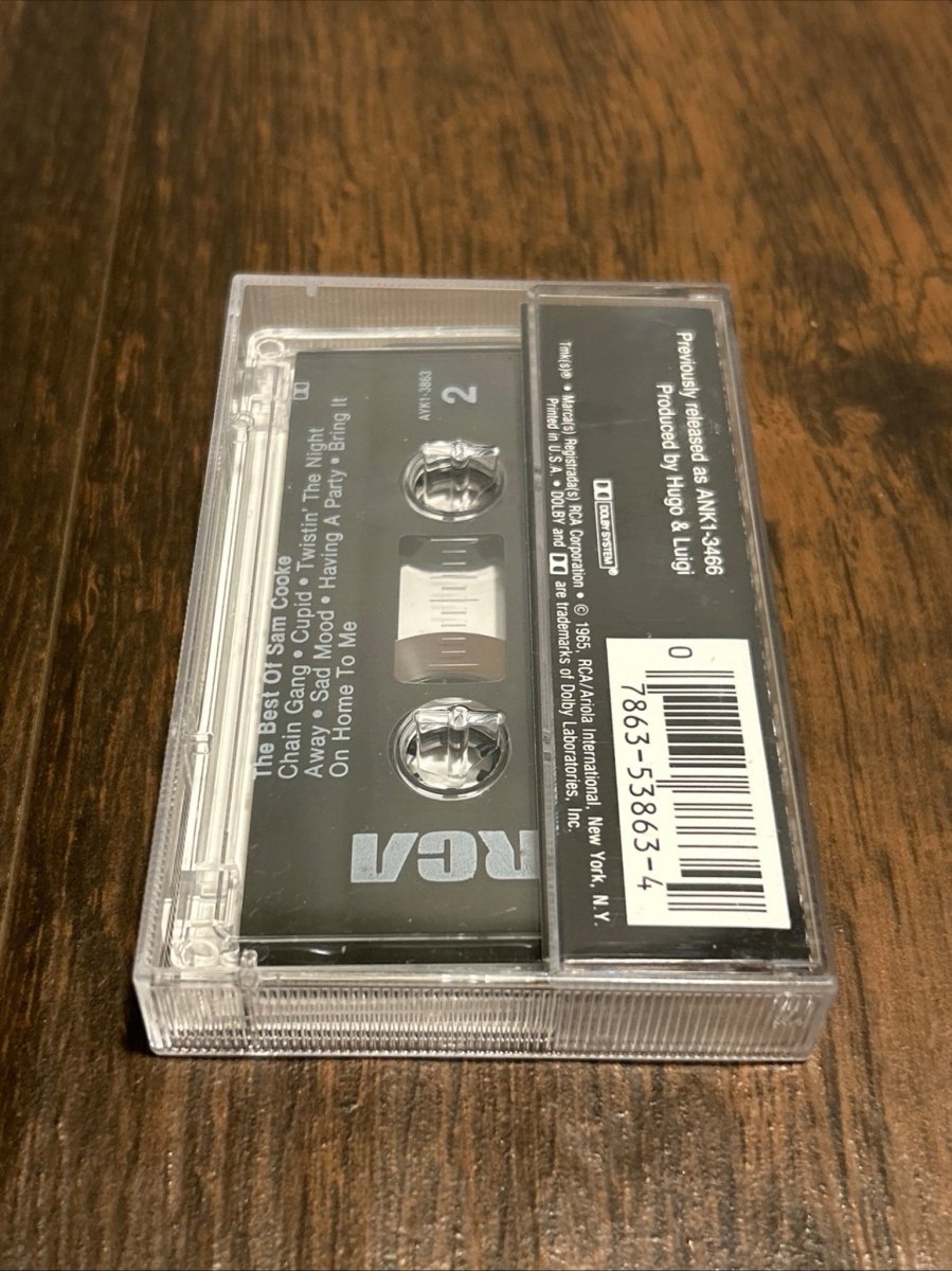 The Best of Sam Cooke by Sam Cooke Cassette, 1990, RCA Corporation - Cassette Tapes - ThrowbackBuys - Raybar121
