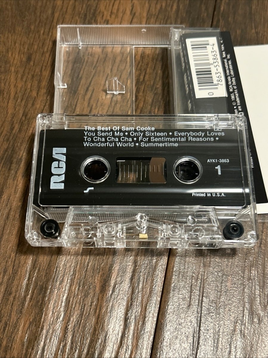 The Best of Sam Cooke by Sam Cooke Cassette, 1990, RCA Corporation - Cassette Tapes - ThrowbackBuys - Raybar121