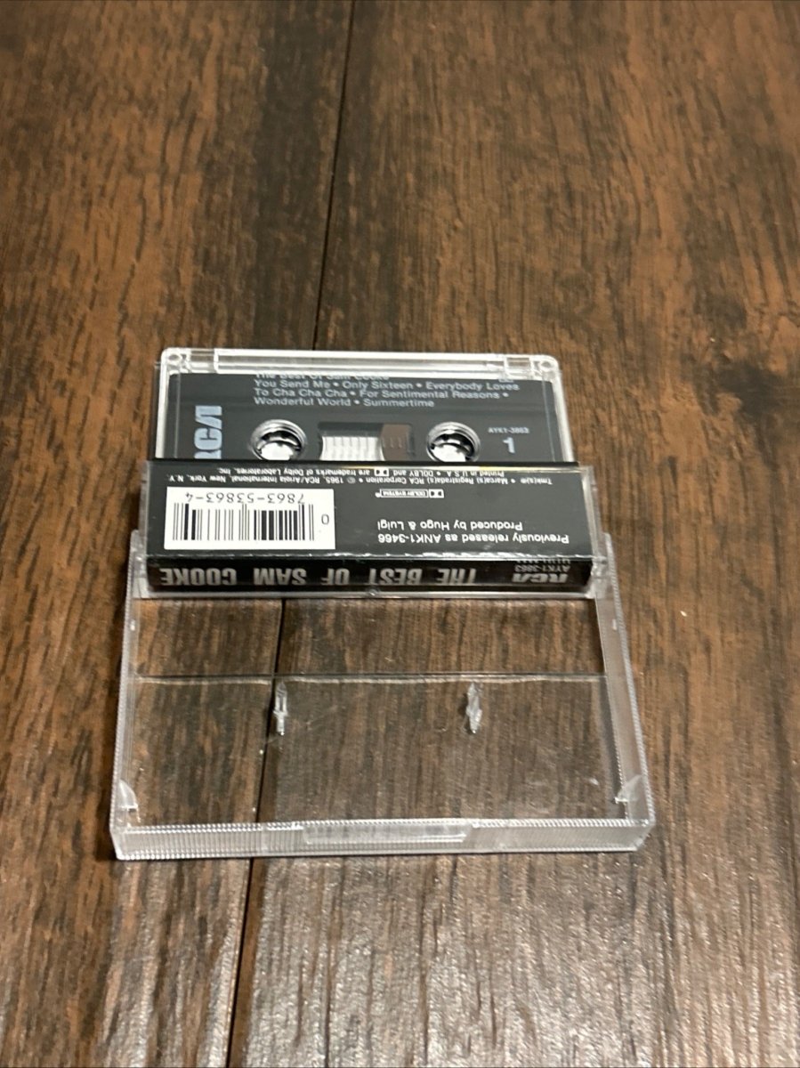 The Best of Sam Cooke by Sam Cooke Cassette, 1990, RCA Corporation - Cassette Tapes - ThrowbackBuys - Raybar121