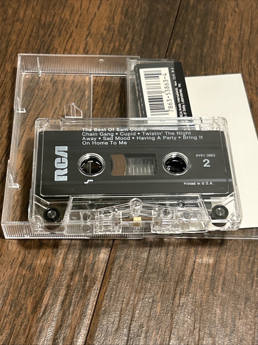 The Best of Sam Cooke by Sam Cooke Cassette, 1990, RCA Corporation - Cassette Tapes - ThrowbackBuys - Raybar121