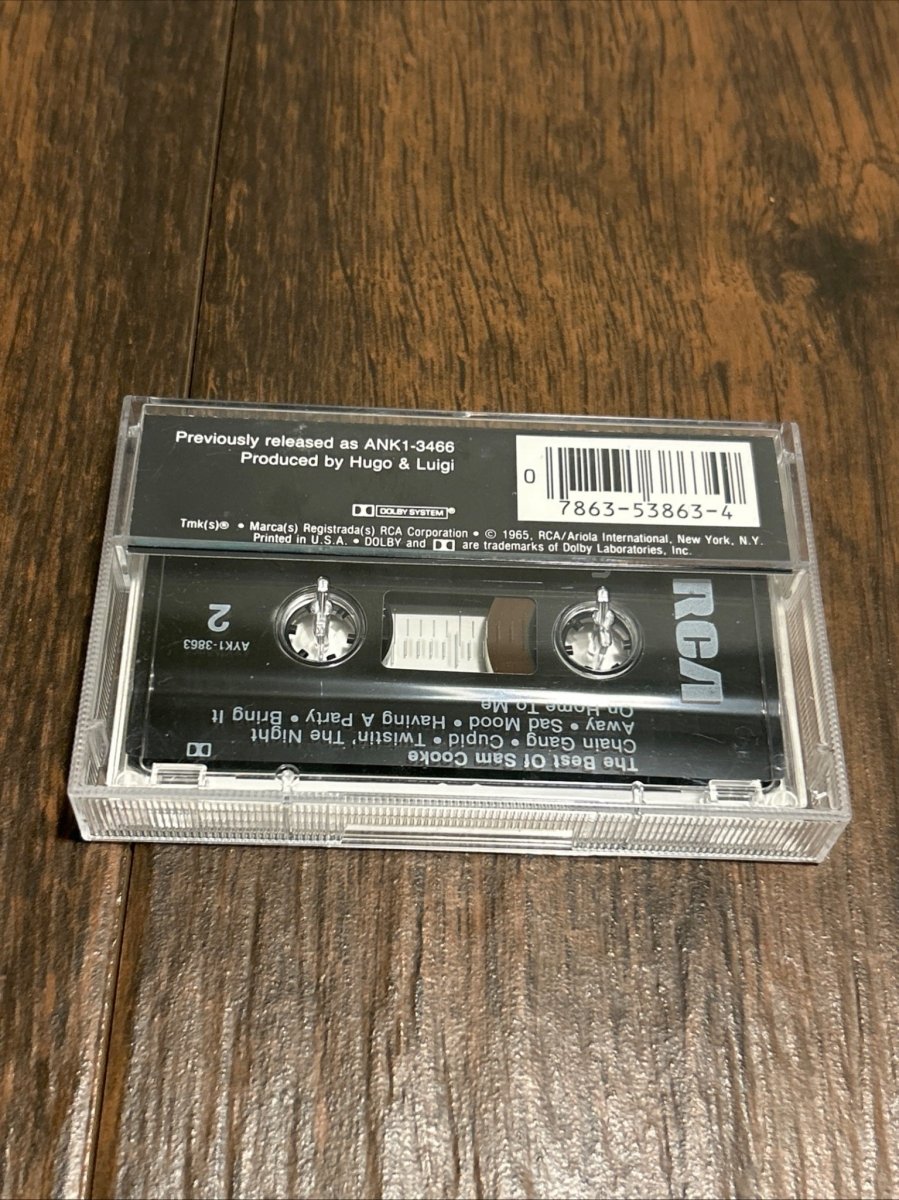 The Best of Sam Cooke by Sam Cooke Cassette, 1990, RCA Corporation - Cassette Tapes - ThrowbackBuys - Raybar121