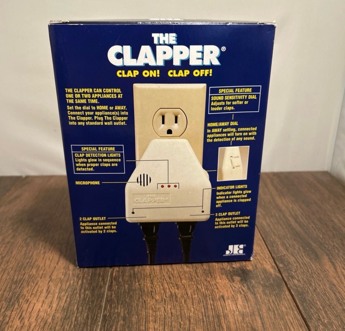 The Clapper Wireless Sound Activated On/Off Switch, 1998 Vintage New - Accessories - ThrowbackBuys - Raybar121