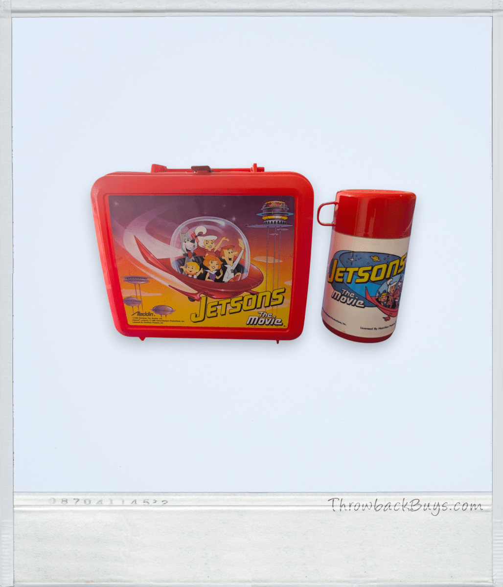 The Jetsons Movie Lunchbox & Thermos - by Aladdin 1990s - Lunchboxes - ThrowbackBuys - Slaqr Retro Gaming & Collectibles