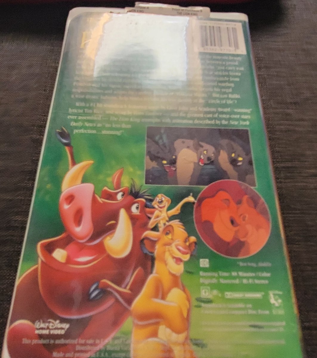 The Lion King VHS Tape Clamshell - VHS - ThrowbackBuys - Amanda's Awesome Finds